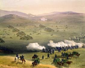 Charge of the Light Cavalry Brigade, October 25th 1854, detail of artillery, from 'The Seat of War i