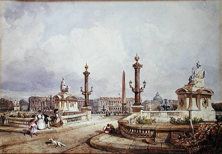 The Place de la Concorde from William Wyld