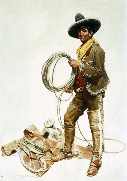 Mexikanischer Cowboy. from William Herbert Dunton