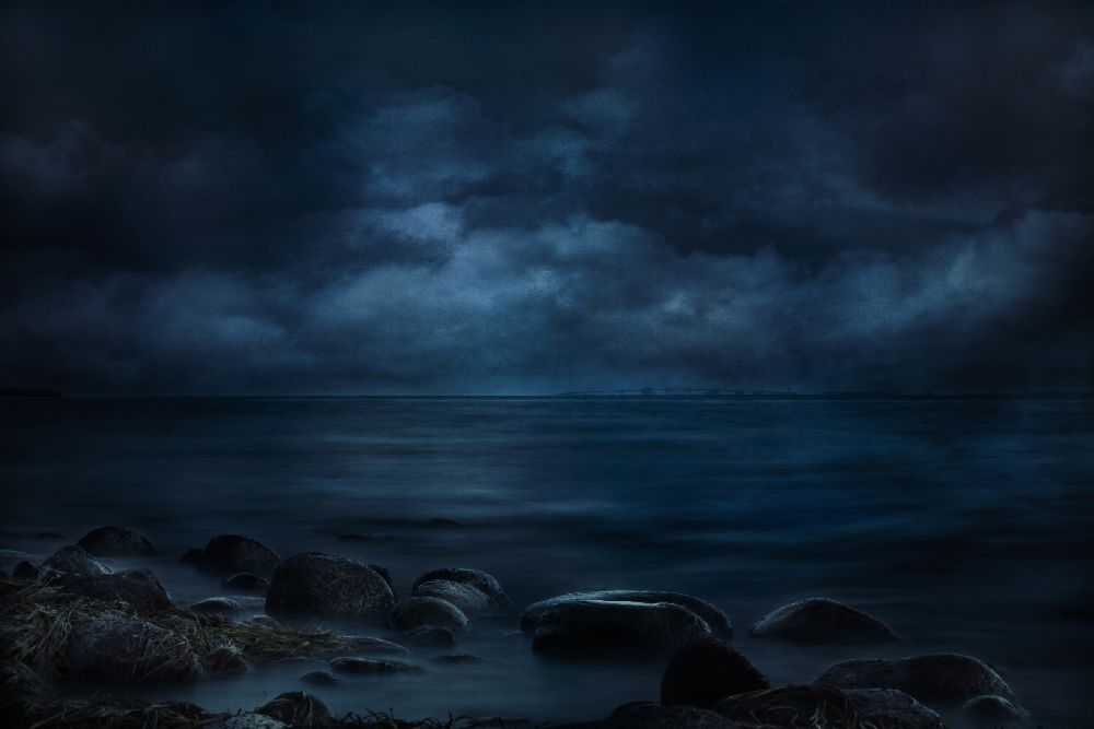 Moonlight over distant shores from Willy Marthinussen