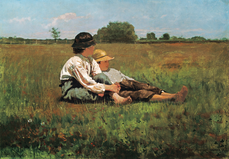Boys in a Pasture from Winslow Homer