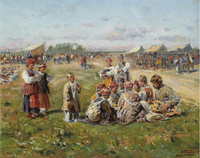 The Village Fair from Wladimir Jegorowitsch Makowski