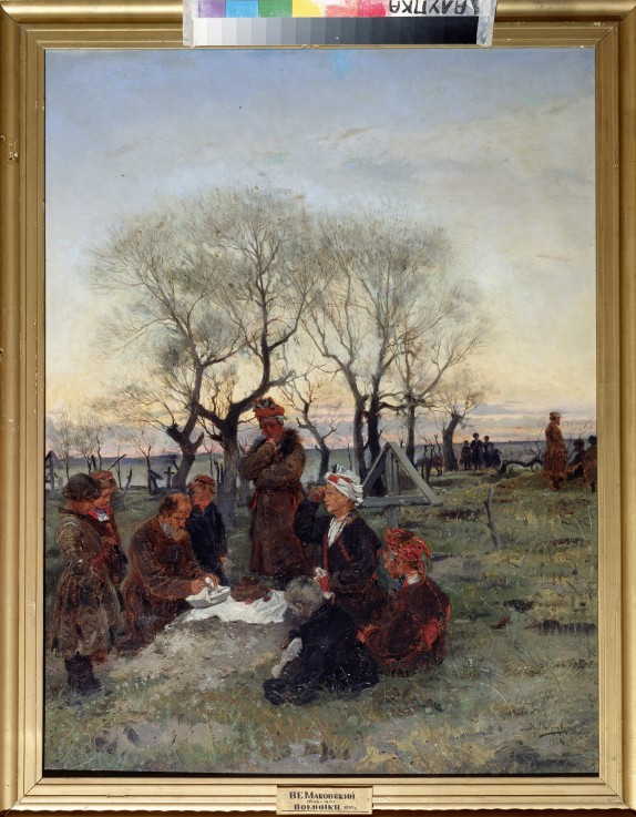 Funeral Repast at the Grave from Wladimir Jegorowitsch Makowski