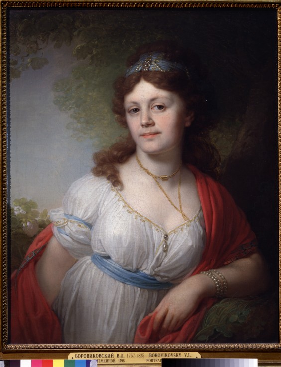 Portrait of Elisabeth Temkina (Daughter of Empress Catherine II and Prince Grigory Potemkin) from Wladimir Lukitsch Borowikowski