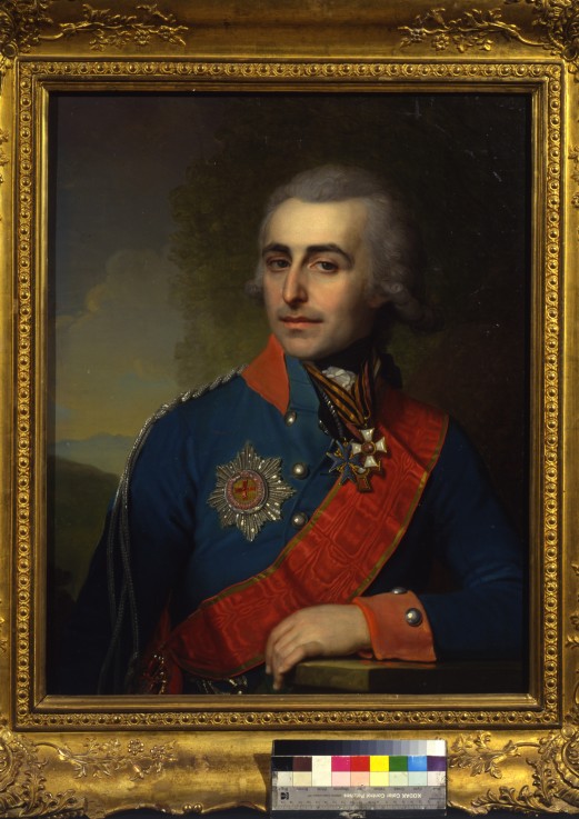 Portrait of the General-aide-de-camp Count Pyotr Tolstoy (1761-1844) from Wladimir Lukitsch Borowikowski