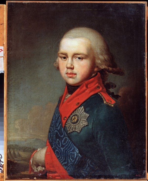 Portrait of Grand Duke Constantine Pavlovich of Russia (1779-1831) from Wladimir Lukitsch Borowikowski