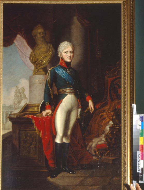 Portrait of Emperor Alexander I (1777-1825) from Wladimir Lukitsch Borowikowski