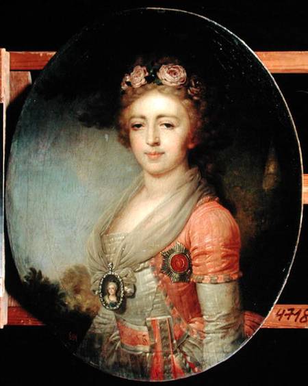 Portrait of Grand Duchess Alexandra from Wladimir Lukitsch Borowikowski