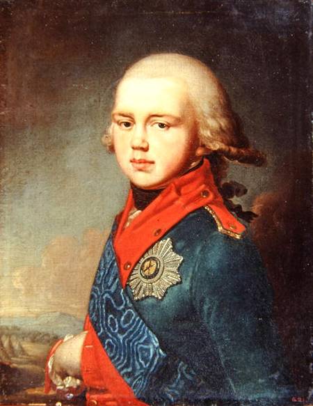 Portrait of Grand Duke Konstantin Pavlovich (1779-1831) from Wladimir Lukitsch Borowikowski