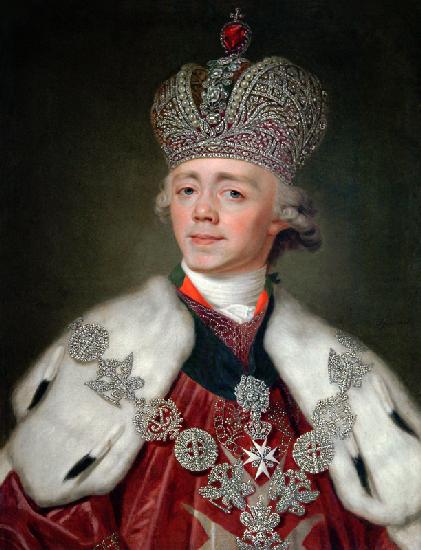 Portrait of the Emperor Paul I of Russia (1754-1801)