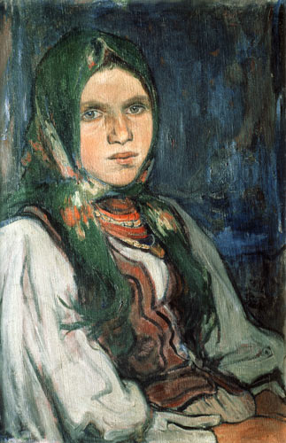 Country girl (Wiejska dziewczyna) from Wladyslaw Slewinski