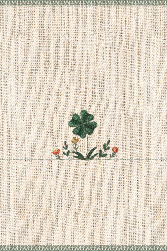 Lucky Clover Embroidery from Xuan Thai