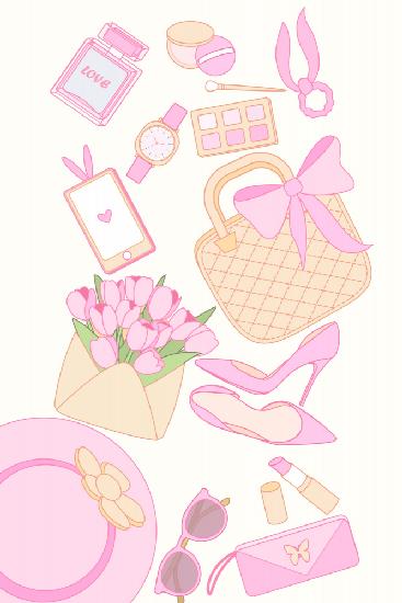 Cute pink aesthetic vibe