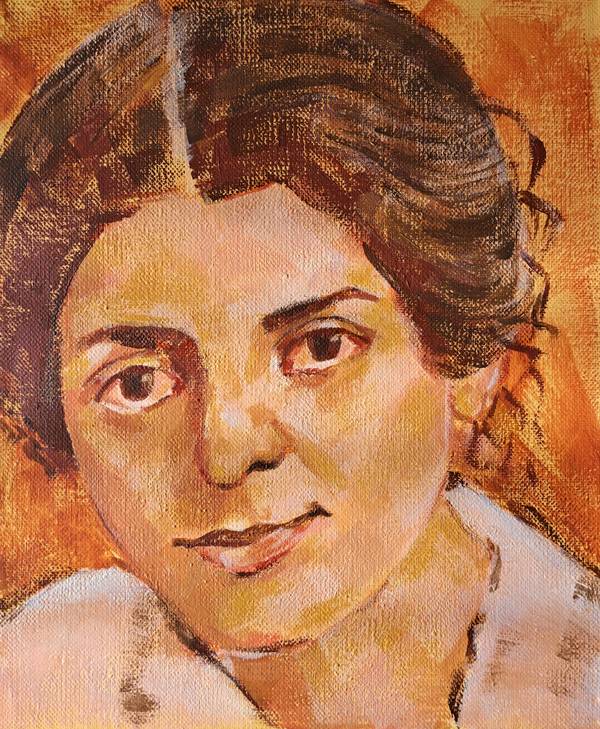 Porträt von Paula Modersohn-Becker from Yulia Sidiropoulos