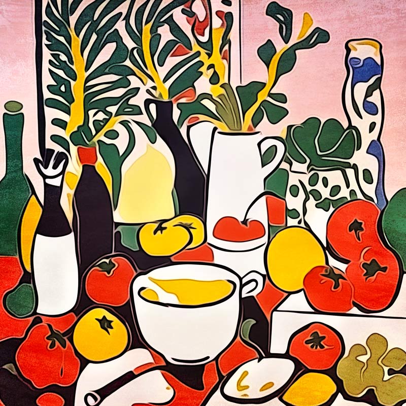 Tomaten in der Küche-Matisse inspired from zamart