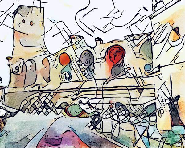 Kandinsky trifft Arles, Motiv 2 from zamart