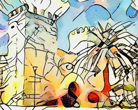 Kandinsky trifft Mallorca, Motiv 1